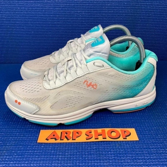 RYKA DEVOTION PLUS 2 Women`s Size 9M Grey Green Athletic Running Shoes - Picture 1 of 9